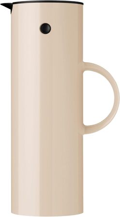 Термос Stelton EM77 - 1 л, з подвійними стінками, для гарячих/холодних напоїв, з скляною вставкою, магнітним замком, вінтажний дизайн (Wheat)