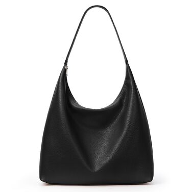 Сумка жіноча KALIDI шопер з PU шкіри, велика, чорна, для роботи, навчання, повсякденна, вінтажний стиль