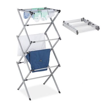 Relaxdays Clothes Rack, Folding & Extendable