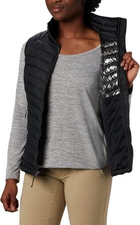 Жіночий пуховик без рукавів Columbia Powder Lite Vest, XS, Чорний