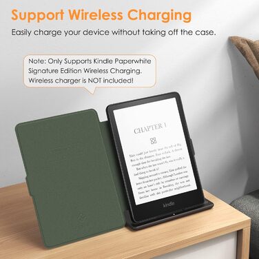 Чохол Fintie для Kindle Paperwhite 11 (2021) 6.8' (M2L3EK/M2L4EK) - Автоматичний сон/пробудження, Alpingrün