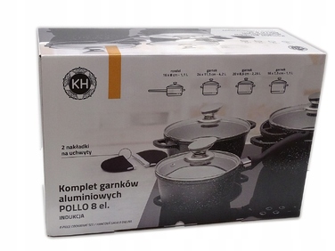 Набір каструль Konighoffer Pollo, 8 предметів