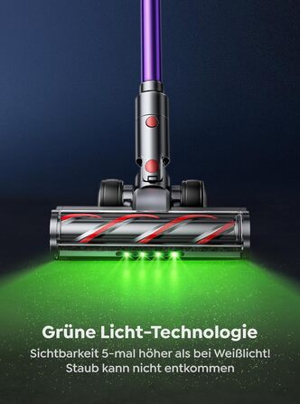 Бездротовий акумуляторний пилосос INTETURE 50KPa, 600W, 65 хвилин роботи, з док-станцією, автоматичний режим, сенсорний екран, антизаплутана щітка, для будь-яких поверхонь