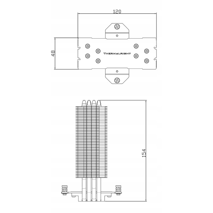 Кулер для процесора Thermalright Assassin Spirit 120 V2 PLU