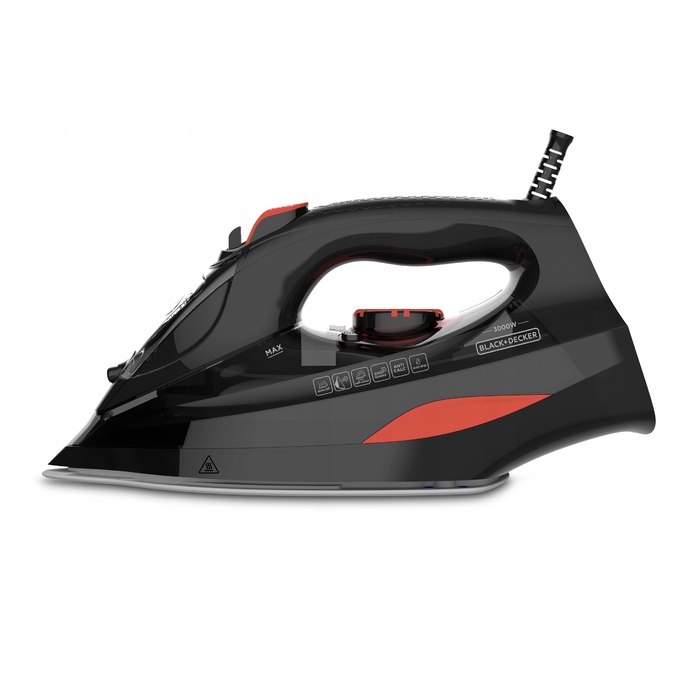 Парова праска Black+Decker BXIR3000E (3000 Вт; чорна)