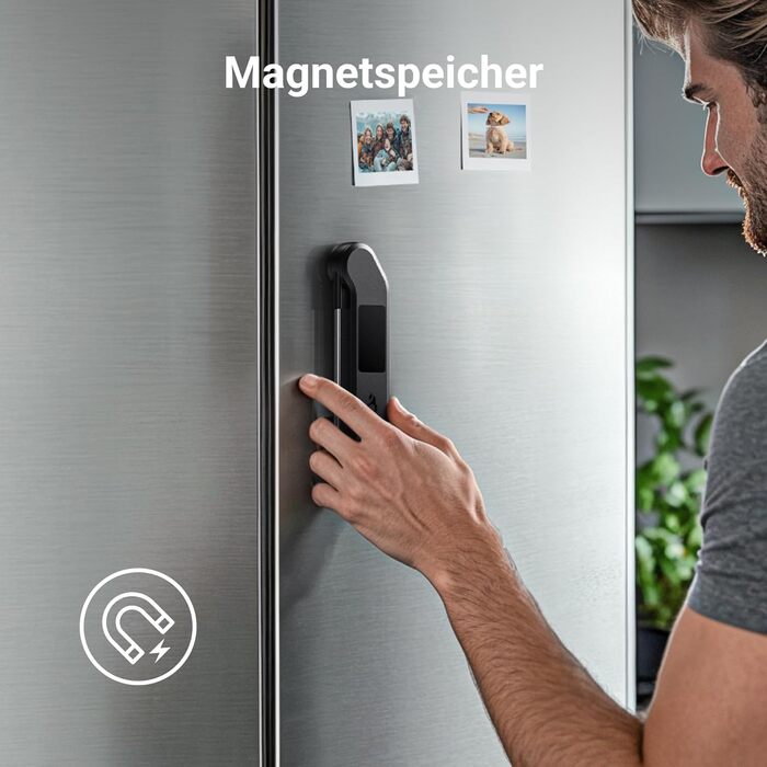 Цифровий термометр для м'яса ThermoMaven – миттєвий показник за 1 секунду, сертифікований NIST, ±0,3°C, водонепроникний (IP65), магнітний, для приготування на грилі, барбекю, духовки, кухні, чорний