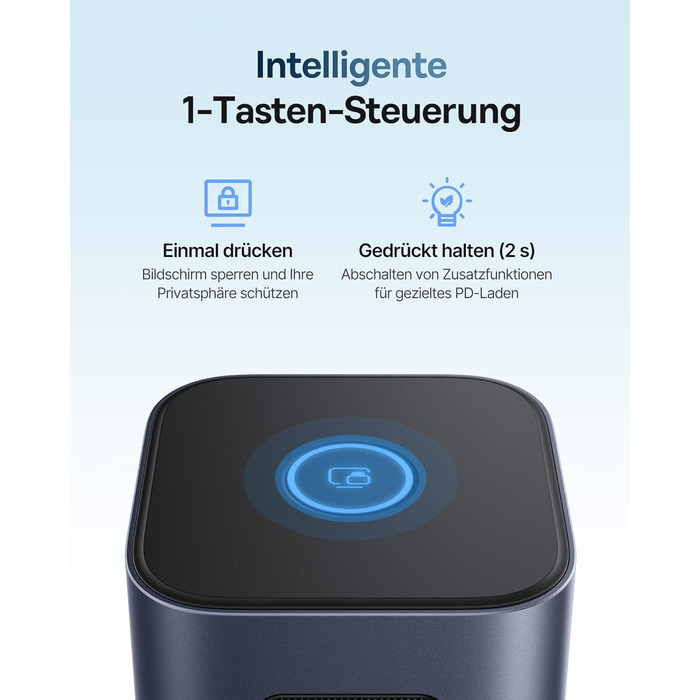 Базаус Док-станція USB-C 12-в-1, сумісна з Dell/HP/Lenovo/Asus/Acer/Mac, 2 монітори 4K HDMI, 10Gbps USB-C/A, 100W PD, Gigabit Ethernet