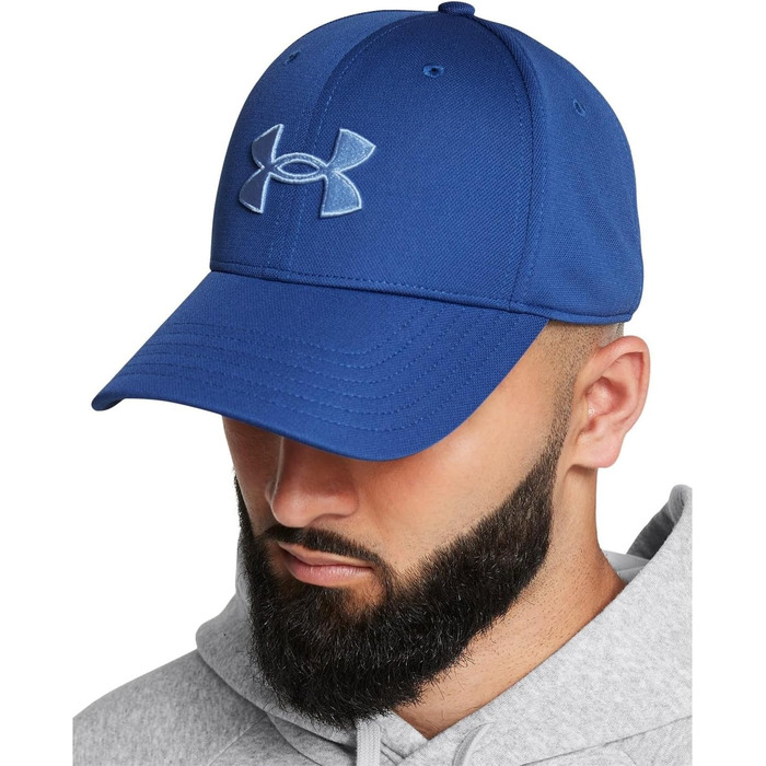Кепка Under Armour Blitzing II Stretch Fit для чоловіків, Tech Blue/Horizon Blue