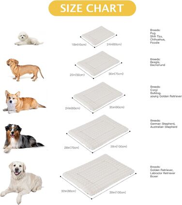 М'яке ортопедичне ліжко для собак BVAGSS, 90x60 см, біле. Зручна собача лежанка з неслизьким дном, миється. Підходить для собак маленьких, середніх та великих порід.