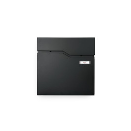 Поштова скринька KTC Home Premium Postlux 4.0 з табличкою для імен, чорна - стійка до УФ-випромінювання та погодних умов, порошкове покриття
