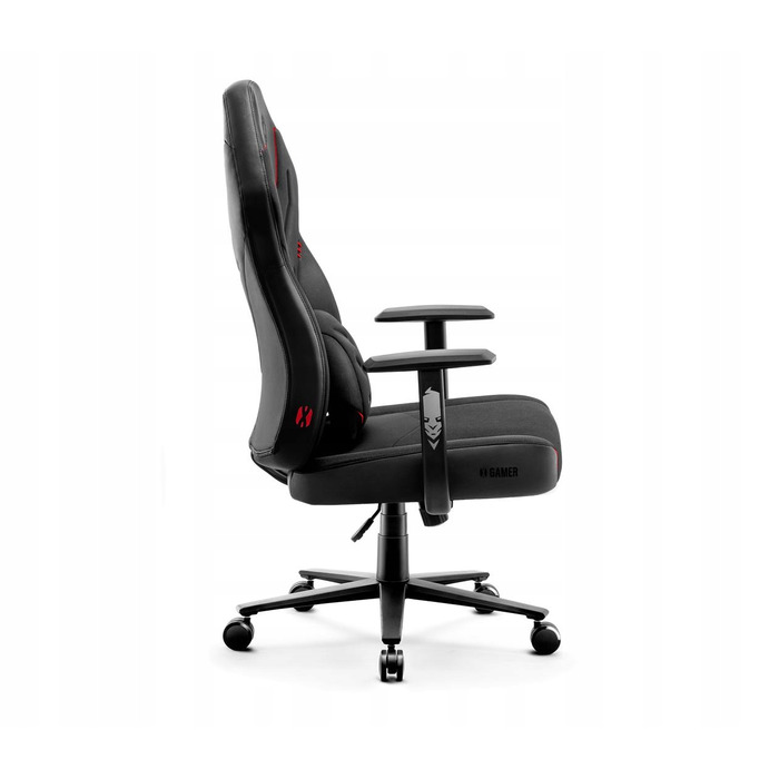 Ігрове крісло Diablo Chairs X-Gamer 2.0, тканина, чорне