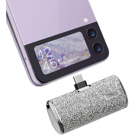 Power Bank iWALK 4500mAh USB-C, Срібний: Швидка зарядка для iPhone, Samsung, Google Pixel, OnePlus