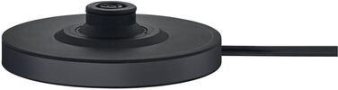 WMF Kitchenminis Mini Travel Kettle Stainless Steel 0.8l, Electric Kettle with Scale Filter, 1800 W, Small Teakettle, Stainless Steel, Black Deep Black