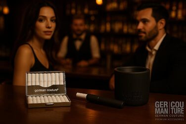 Попільничка для IQOS ILUMA PRIME, TEREA, Heets, Glo Hyper Pro Air, Ploom X evo - German Couture Keramik (Чорний, Багатобарвний)