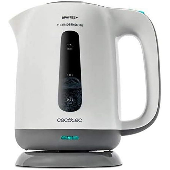 Електричний чайник Cecotec ThermoSense 170, 1.7 л, BPA-free, знімний фільтр від накипу та подвійним захистом