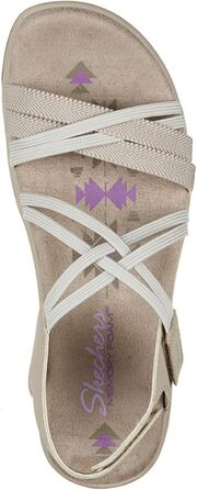 Сандалі жіночі Skechers Reggae Slim Sunnyside (38 EU, бежеві)