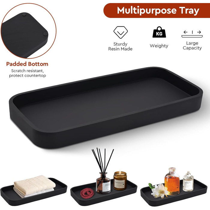 Набір аксесуарів для ванної кімнати, 4 шт. з бурштинового скла: дозатор мила, тримач для зубних щіток, контейнер для ватних паличок та піднос з штучного каміння. Організатор для стільниці.