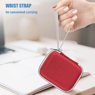 Чохол ProCase для SSD Samsung T7/T7 Touch (500GB/1TB/2TB) - ударостійкий, червоний