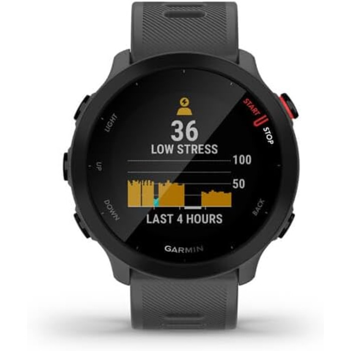 Garmin Forerunner 55 Monterra Grey - GPS-годинник для бігу та фітнесу, 010-02562-13