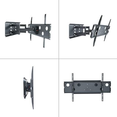 Кріплення для телевізора VESA NEG Profi Extender 5015 - поворотне, нахильне, висувне, для великих екранів (чорний)