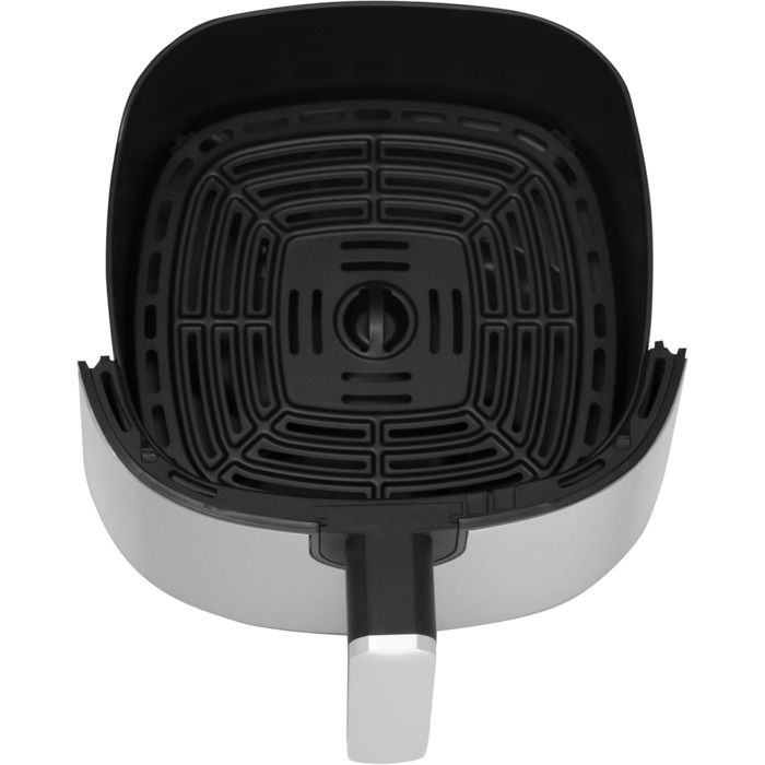 Фритюрниця GASTROBACK Air Pro XXL: 6.5 л, 8 програм, сенсорне керування, срібно-чорний колір