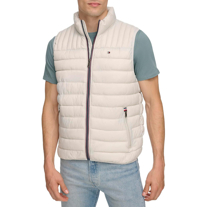 Жилет чоловічий Tommy Hilfiger Ultra Loft Quilted Puffer Vest, темно-синій/Ausflug, однотонний (Kräftig, 3X, Eis)