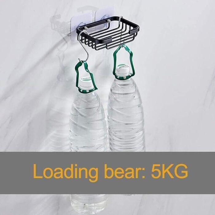 Стильна мильниця для душу з підсвічуванням, самоклеюча, без свердління, для ванної кімнати