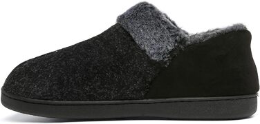 Тапочки халатні Mishansha Herren Winter з підкладкою Memory Foam, тепла зимова модель, розмір 39-48, колір: димний чорний