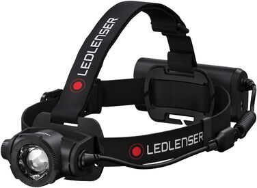 Налобний ліхтар Ledlenser H15R Core та ручний ліхтар P7R, LED, 1000 люмен, акумулятор 18650, до 210 м, до 40 годин роботи, магнітна зарядка, кріплення на стіну, комплект