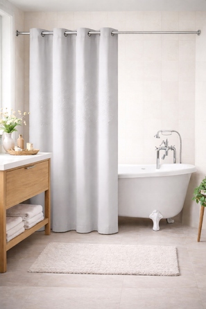 Текстильна штора для ванни NOW-ART, 200 x 220 см