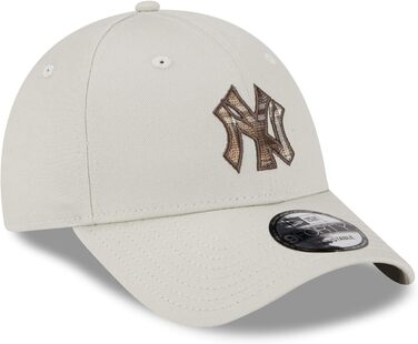 Кепка New Era 9Forty Yankees з металевою застібкою, бейсболка, кепка з козирком, MLB, для чоловіків, Нью-Йорк Янкиз, бежева