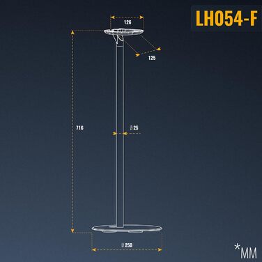 Підставка для колонок RICOO LH054-F (1 шт.) з кабельною організацією для Sonos One, One SL, Play:1. Стабільна підставка, бокс-фут, для колонок Sonos