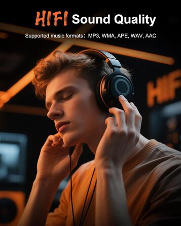 MP3 плеєр Hi-Res 64GB з Bluetooth 5.3, DSD DAC, підтримкою FLAC, 2.8