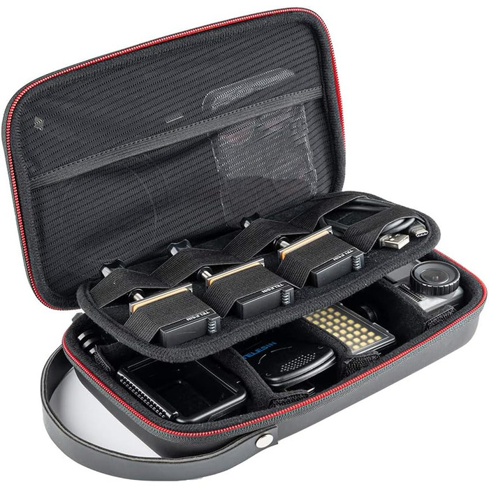 Сумка для зберігання GoPro, DJI Osmo Action, Insta360: захисна сумка-чохол для екшн-камер та аксесуарів (чорна)