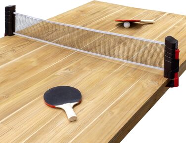 Набір для пінг-понгу портативний: 2 ракетки, 3 м'ячі, сітка, сумка для зберігання