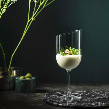 Набір келихів для шампанського та ігристого вина Villeroy & Boch NewMoon, 4 шт, 120 мл, скло, придатні для миття в посудомийній машині