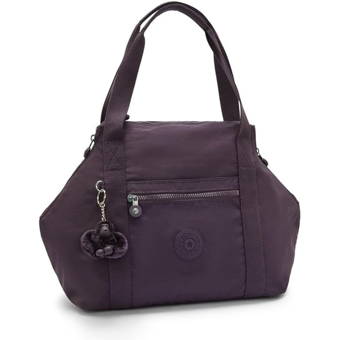Сумка Kipling ART середнього розміру Ultimate Plum - оригінальна жіноча сумка-шопер