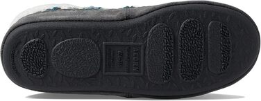 Тапочки домовик Acorn з вишивкою 'Сіре Білка', Fairisle Hoodback 'Павлінь' (39/40 EU)