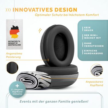 Schallwerk Mini+ (Dusty) - Шумоізоляційні навушники для дітей: захист вух, комфорт, преміум-якість