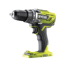RYOBI 18V ONE+ акумуляторний дриль-шуруповерт R18DD3-0 (50Nm крутний момент, 2 швидкості, патрон 13 мм, LED-підсвічування, без акумулятора та зарядного пристрою)