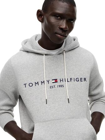 Чоловічий світшот Tommy Hilfiger MW0MW11599 сірого кольору (Cloud Htr), розмір 3XL