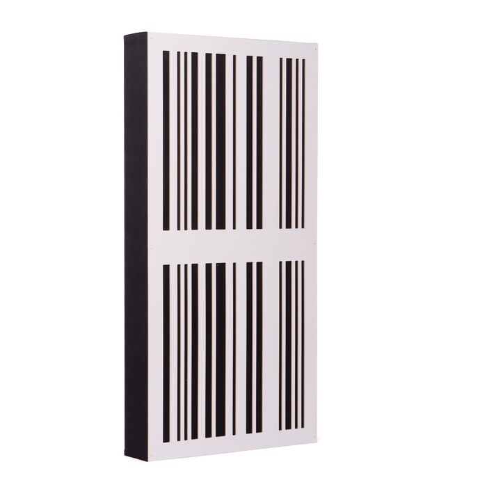 Акустична панель Bluetone Acoustics Slat AbFuser для звукопоглинання та дифузії, біла (100x50x11 см)