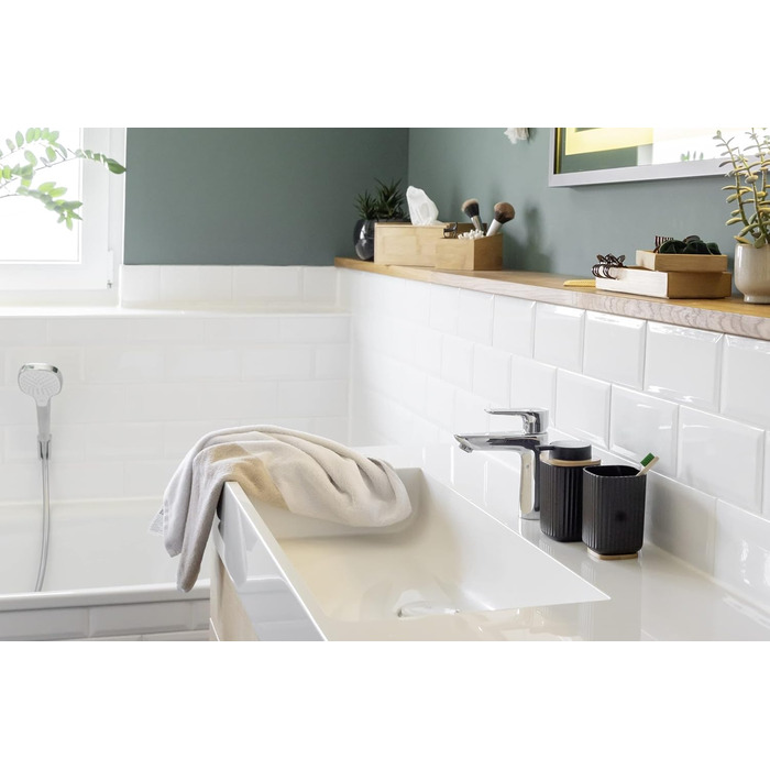 Дозатор для мила WENKO Rotello, 250 мл, з бамбуковими деталями, для мила та засобів для миття посуду, чорний/натуральний