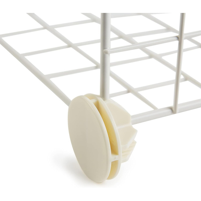 Amazon Basics Stackable Wire Grid Storage Cubes (6 Cubes, White)