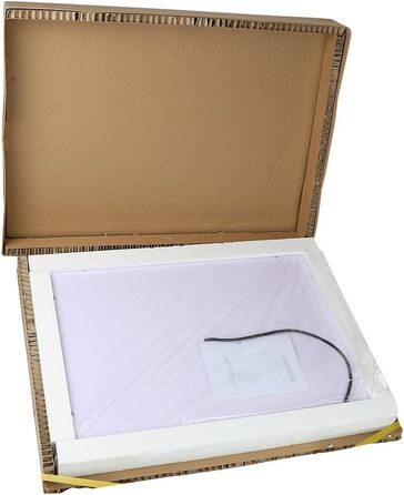 Дзеркало для ванної кімнати Kedia 50x70 см з підсвіткою LED, біле світло 6500K, сенсорне керування