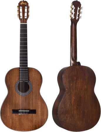 Класична гітара Winzz 4/4 для дорослих та початківців, 39 дюймів, коричнева