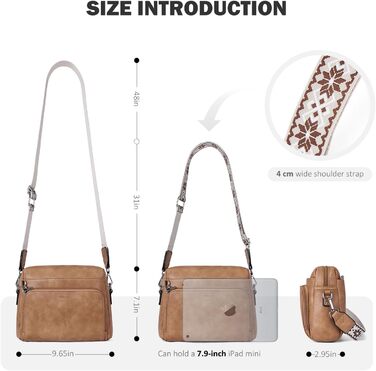 Сумка жіноча через плече MUIIKOLA кросбоді, екошкіра, жовто-хакі, регульований ремінець