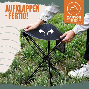 Зручний складаний стільчик для кемпінгу та риболовлі (1 шт.)