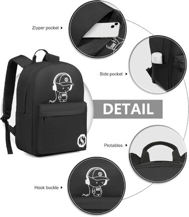 Рюкзак Coege: водонепроникний, для ноутбука 15.4