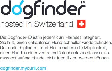 Жилет-шлейка Glow curli Clasp з світловідбиваючим покриттям, сірий, розмір M